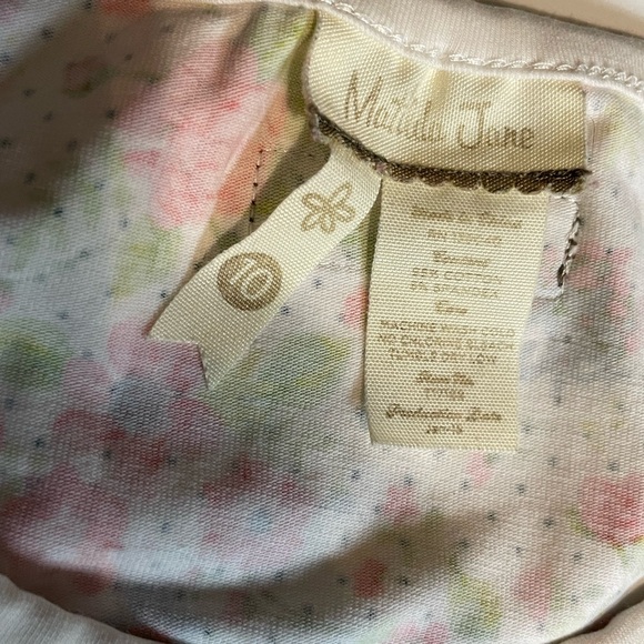 Matilda Jane Hello Lovely In the Garden Floral Peplum Tank Top Girls Size 10 - Picture 11 of 12